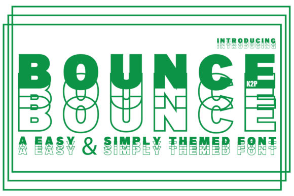 Bounce: A Bold Display Font for Editorial Impact