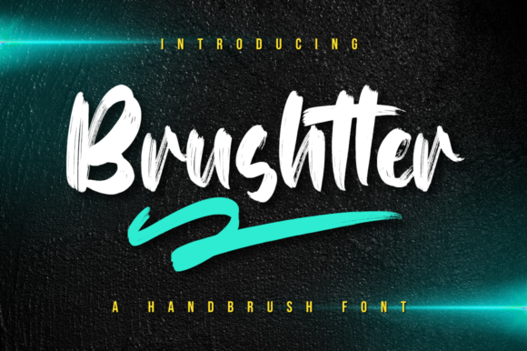 Brushtter: Bold Brushed Display Font for Scroll-Stopping Branding