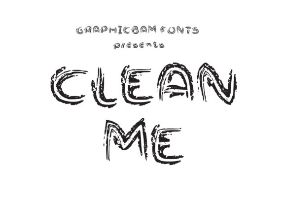 Clean Me: A Cute Brushed Display Font for Small Business Branding