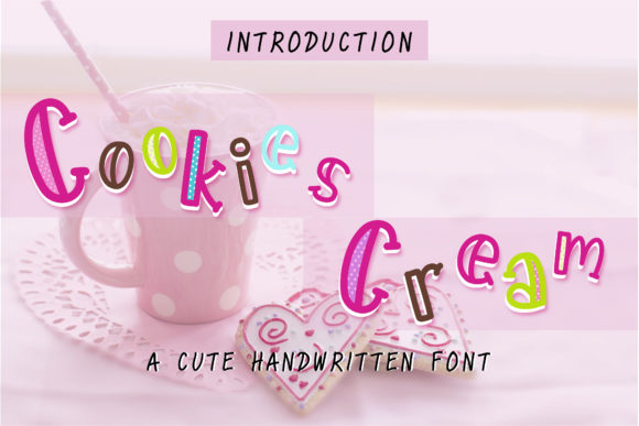 Cookies Cream Display Font for Whimsical Editorial Design