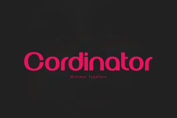Cordinator: A Minimal Display Font for Editorial Calm