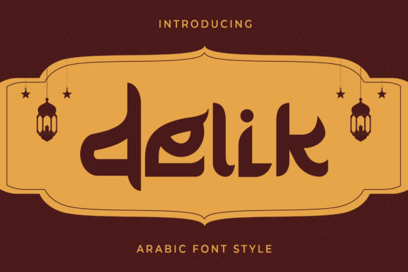 Delik Font for Islamic Branding and Ramadan Design