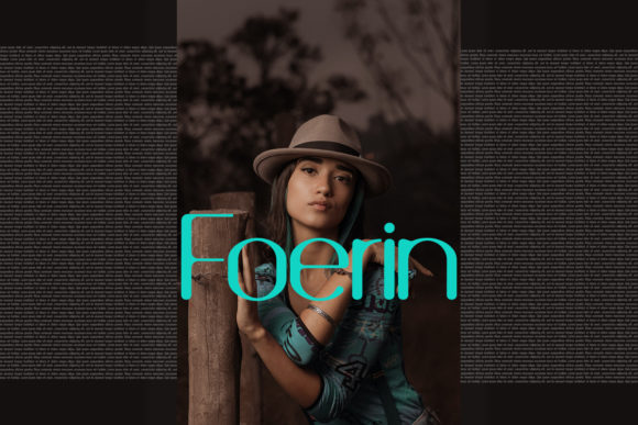 Foerin Typeface: Minimalist Display Font for Elegant Branding