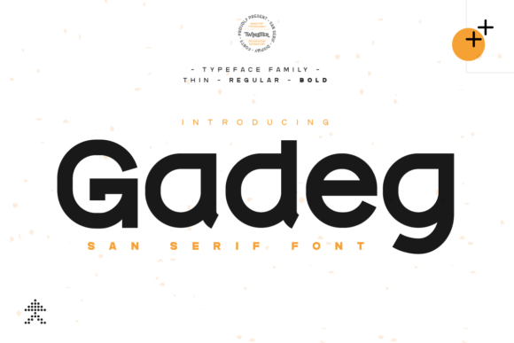 Gadeg Display Font for Bold Handmade Branding
