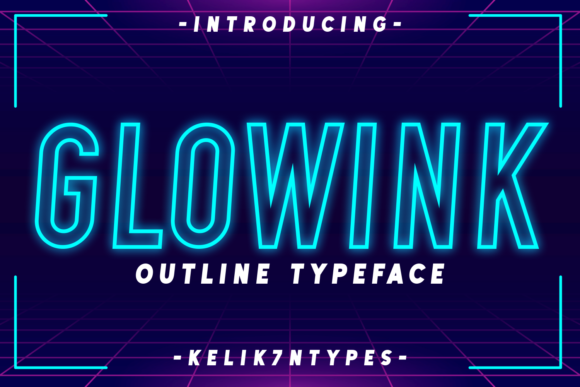 Glowink Display Font for Bold, Eye-Catching Designs
