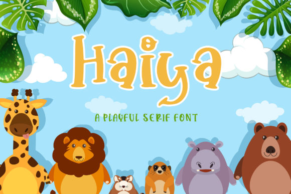 Haiya: A Cute and Charming Display Font for Playful Campaigns