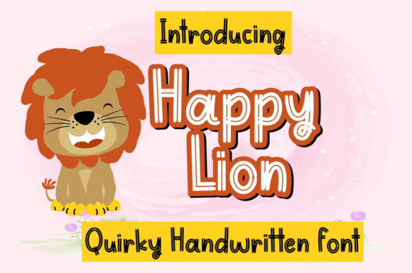 Happy Lion Display Font for Modern Web Design
