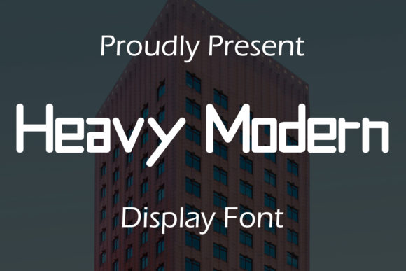 Heavy Modern: A Bold Display Font for Real Design Projects