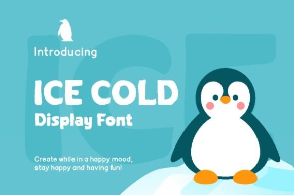 Ice Cold Font for Playful, Crafty Campaigns