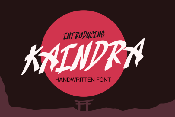 Kaindra Display Font for Handmade Creators
