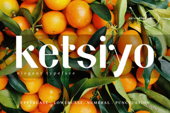 Ketsiyo Display Font for Bold Digital Branding