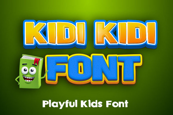 Kidi Kidi Font: A Playful Display Font for Handmade Brands