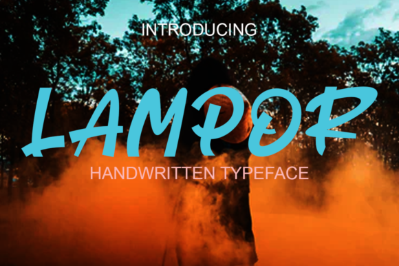 Lampor: A Bold Street-Styled Display Font for Editorial Impact