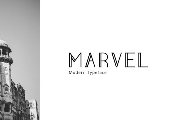 Marvel Display Font for Modern Web Design
