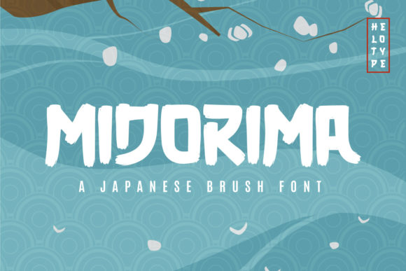 Midorima: A Brushed Japanese Display Font for Standout Branding