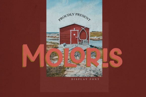 Moloris Display Font for Trendy Brand Campaigns