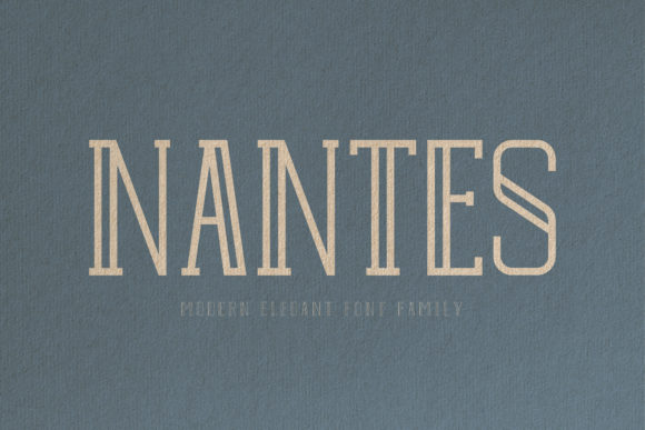 Nantes: A Bold, Stylish Display Font for Luxury Branding