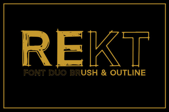 Rekt Font for Bold, Memorable Brand Visuals