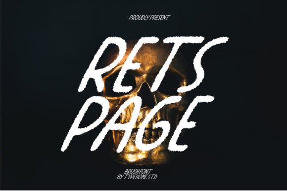Retspage Display Font for Modern Digital Branding