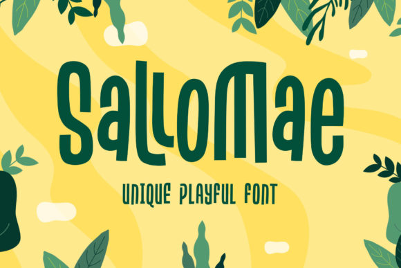 Sallomae Display Font for Handmade Branding & Printables