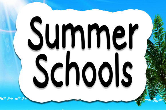 Summer Schools Font for Chalkboard-Style Branding