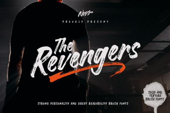 The Revengers Display Font for Bold Handmade Designs