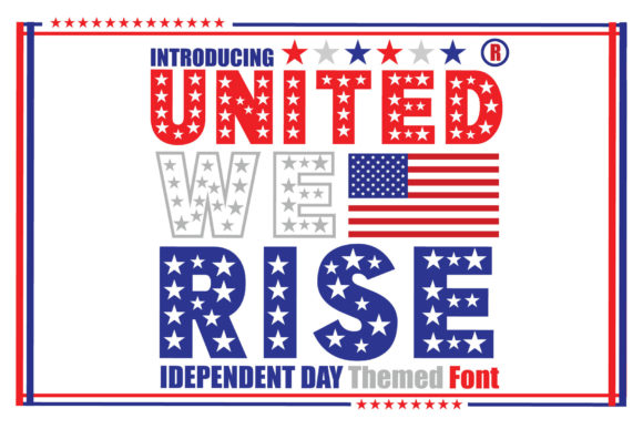 United We Rise Display Font for Editorial Impact
