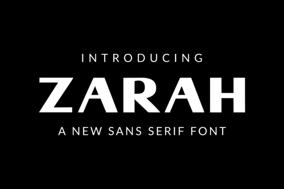 Zarah Display Font for Elegant Branding